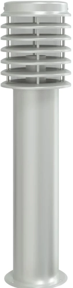 Lauko šviestuvas su išvedimu, sidabrinis, 60cm, plienas