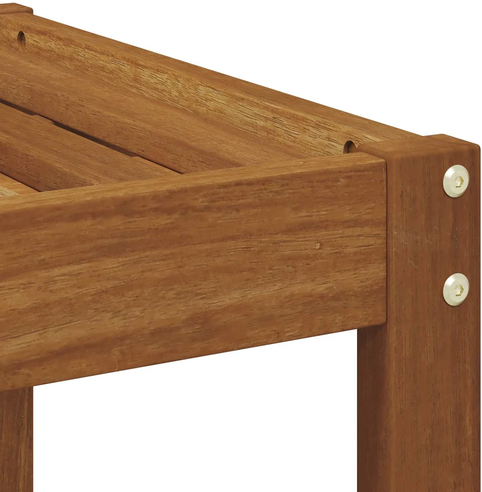 Lauko Taburets Kietos akacijos mediena Natūrali 79 x 43 x 37 cm