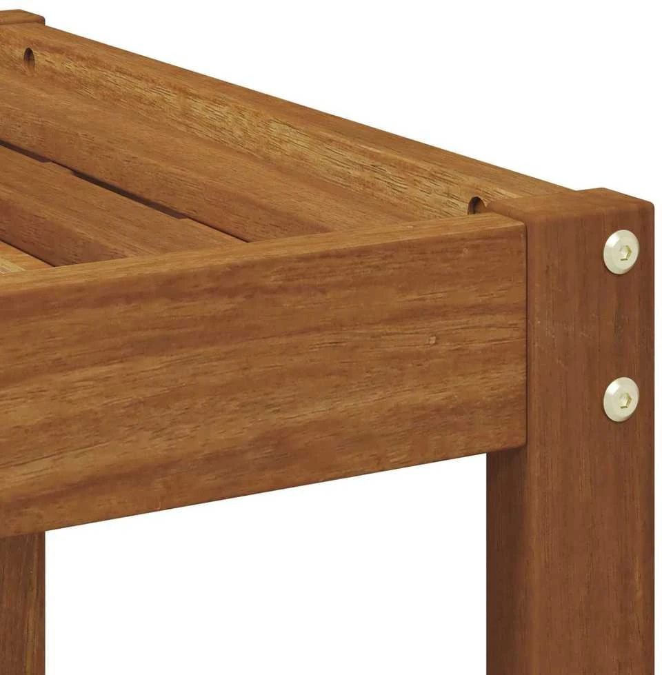 Lauko Taburets Kietos akacijos mediena Natūrali 79 x 43 x 37 cm