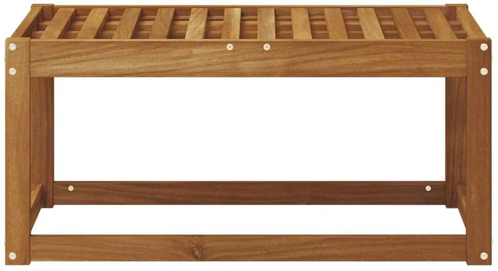 Lauko Taburets Kietos akacijos mediena Natūrali 79 x 43 x 37 cm