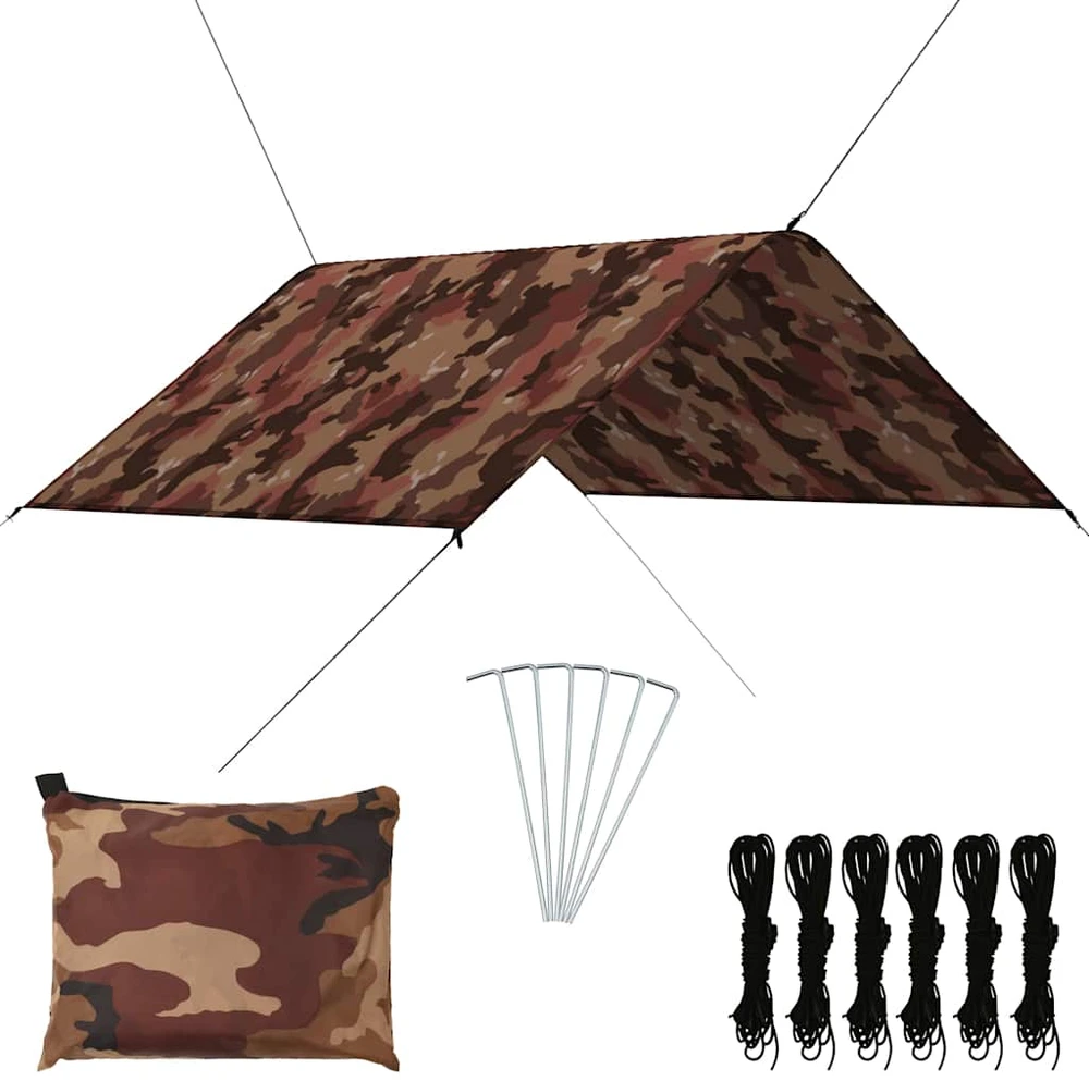 Lauko tentas, kamufliažinis, 3x2,85m
