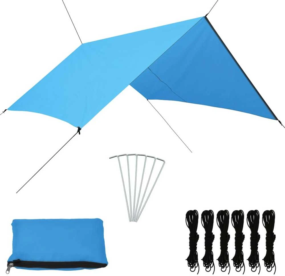 Lauko tentas, mėlynos spalvos, 3x2,85m