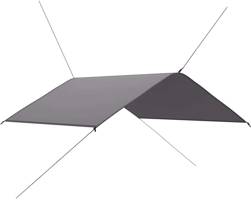 Lauko tentas, pilkos spalvos, 4x4m