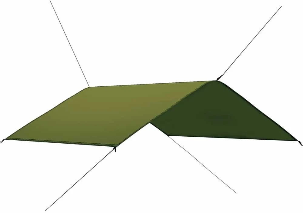 Lauko tentas, žalios spalvos, 4x4m