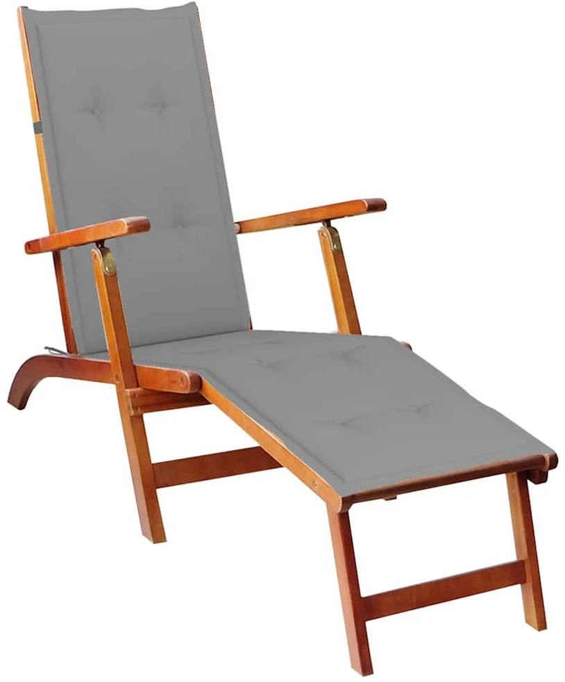 Sofa Lauko terasos kėdė su pakoja ir pagalvėle, akacijos masyvas