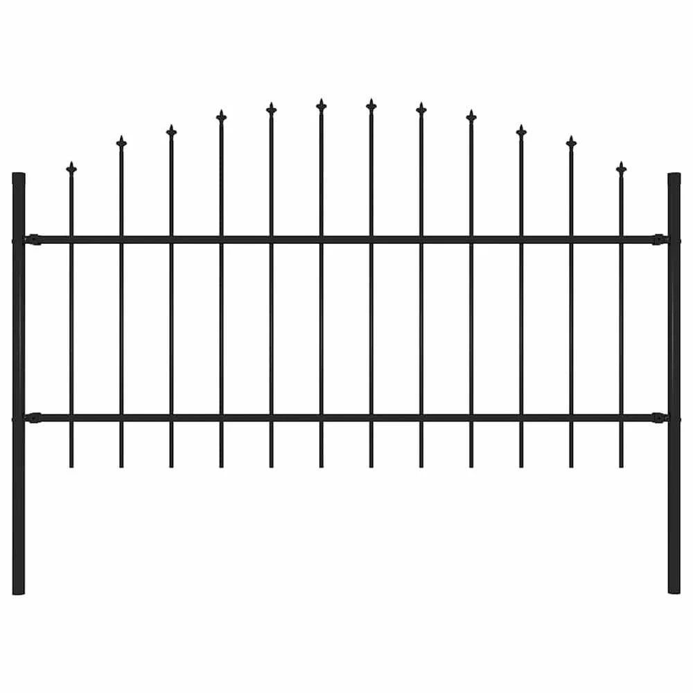 Lauko tvora su iečių viršug., juoda, (1-1,25)x1,7m, plienas