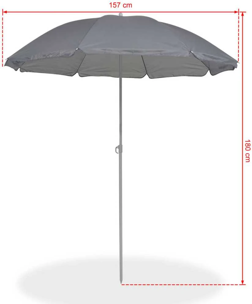 Lauko baldų komplektas Lauko valgomojo baldų kompl., 6d., plienas ir tekst., pilkas