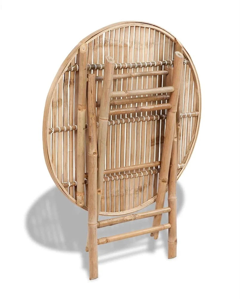 Lauko baldų komplektas Lauko valgomojo kompl., 5d., bambuko mediena, sulankst.