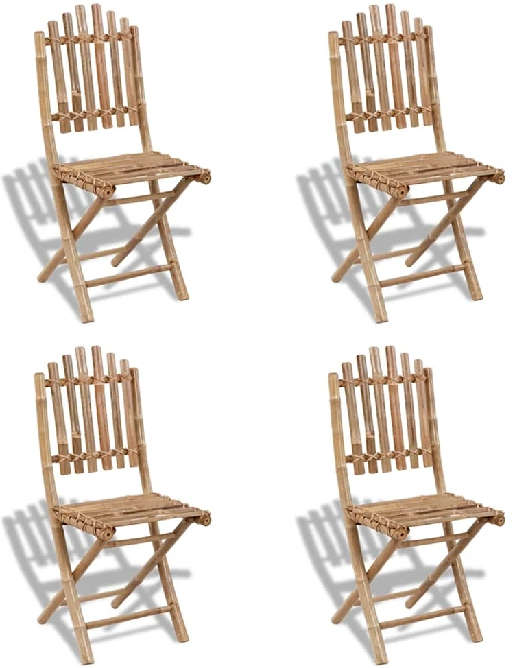 Lauko baldų komplektas Lauko valgomojo kompl., 5d., bambuko mediena, sulankst.