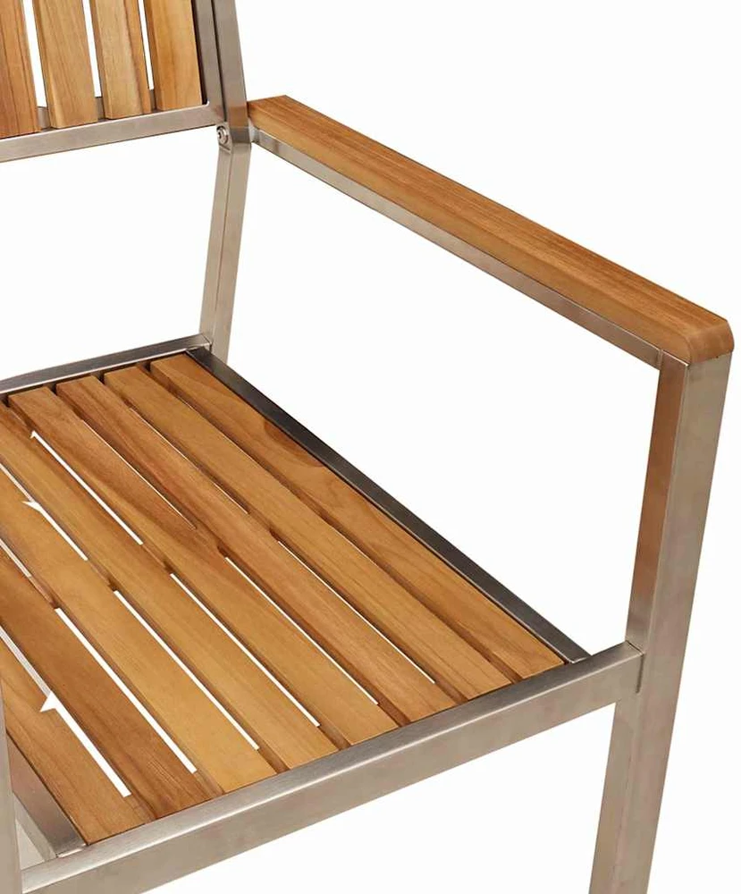 Lauko valgomojo komplektas 7 vnt. 200 x 90 x 75 cm
