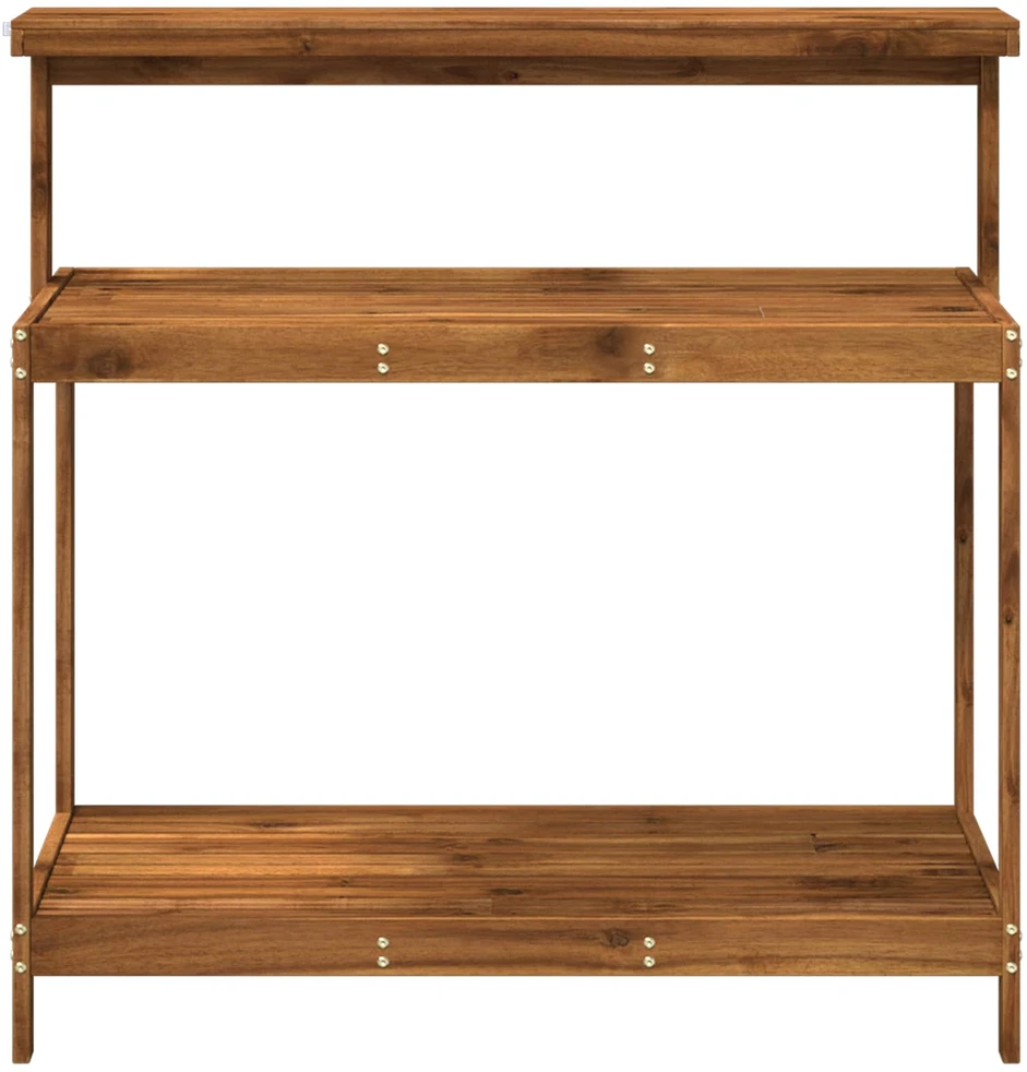 Lauko vazonų stalas 111,5 x 48,5 x 107 cm Natūrali
