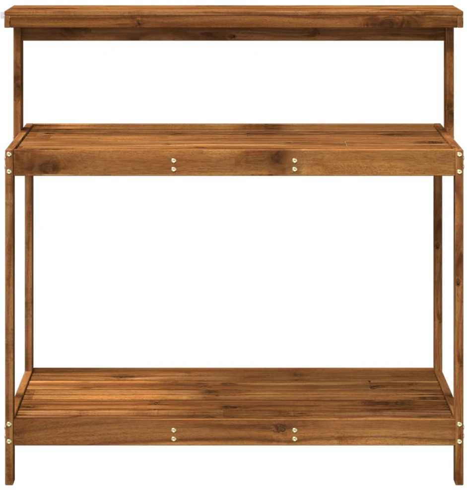 Lauko vazonų stalas 111,5 x 48,5 x 107 cm Natūrali