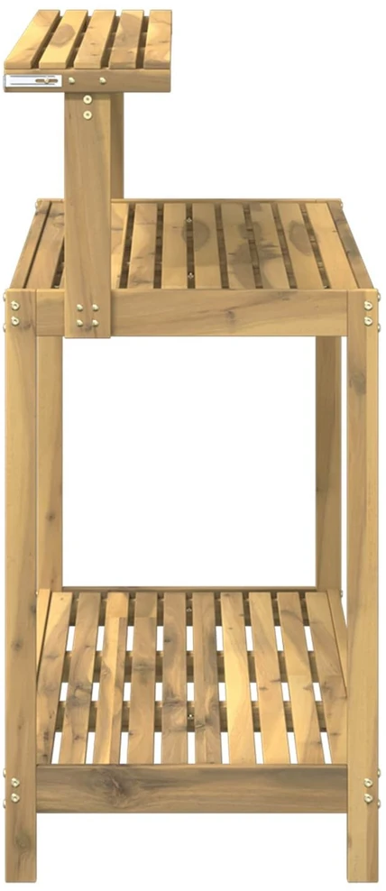 Lauko vazonų stalas 111,5 x 48,5 x 107 cm Balta