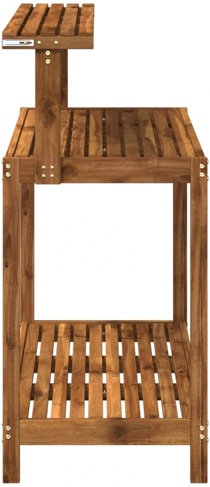 Lauko vazonų stalas 111,5 x 48,5 x 107 cm Natūrali