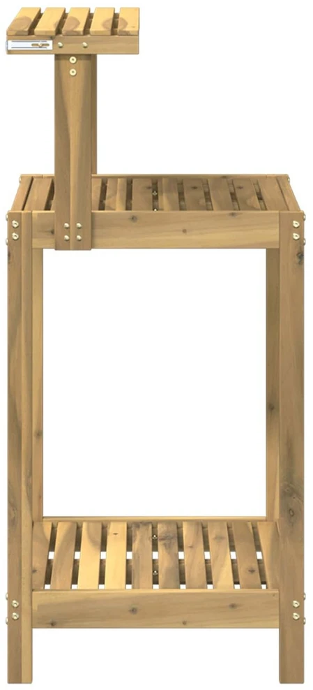 Lauko vazonų stalas 56,5 x 48,5 x 107 cm Balta
