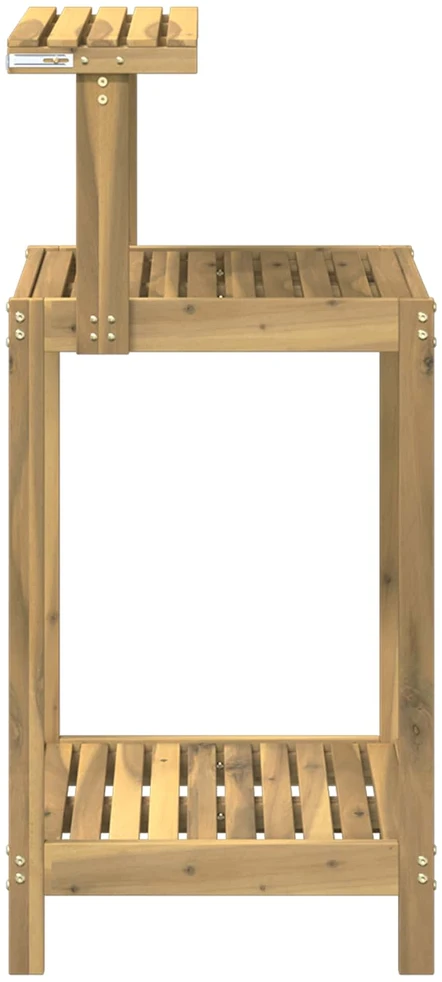 Lauko vazonų stalas 56,5 x 48,5 x 107 cm Balta