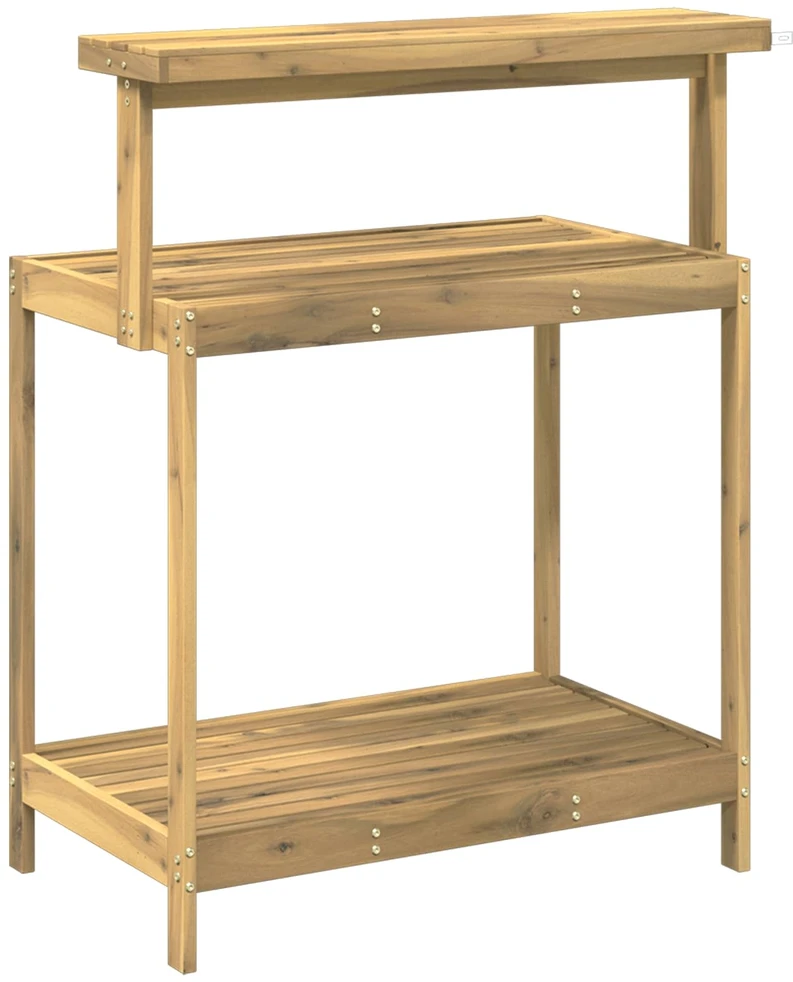 Lauko vazonų stalas 86,5 x 48,5 x 106 cm Balta