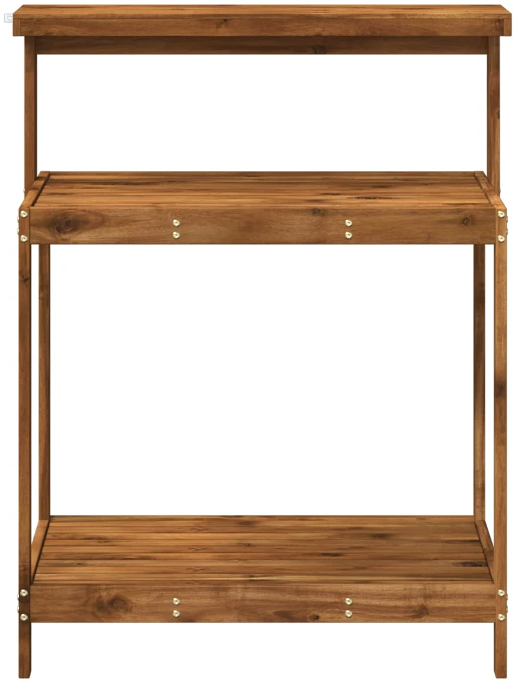Lauko vazonų stalas 86,5 x 48,5 x 106 cm Natūrali