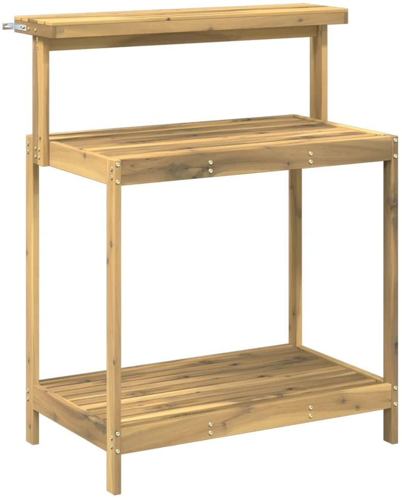 Lauko vazonų stalas 86,5 x 48,5 x 106 cm Balta
