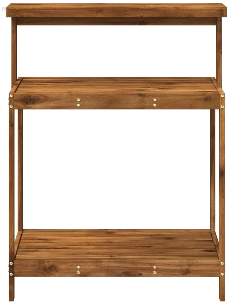 Lauko vazonų stalas 86,5 x 48,5 x 106 cm Natūrali