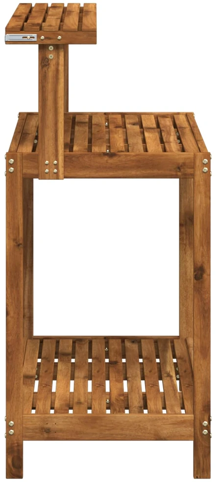 Lauko vazonų stalas 86,5 x 48,5 x 106 cm Natūrali