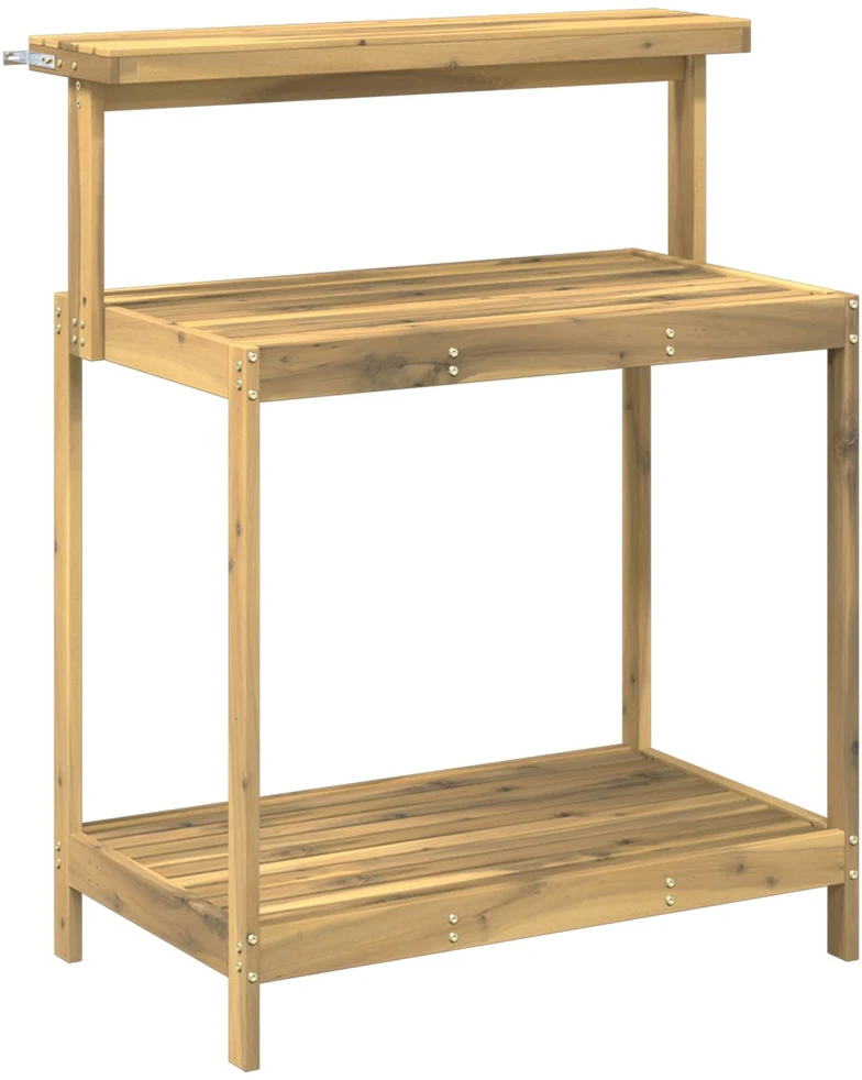 Lauko vazonų stalas 86,5 x 48,5 x 106 cm Balta