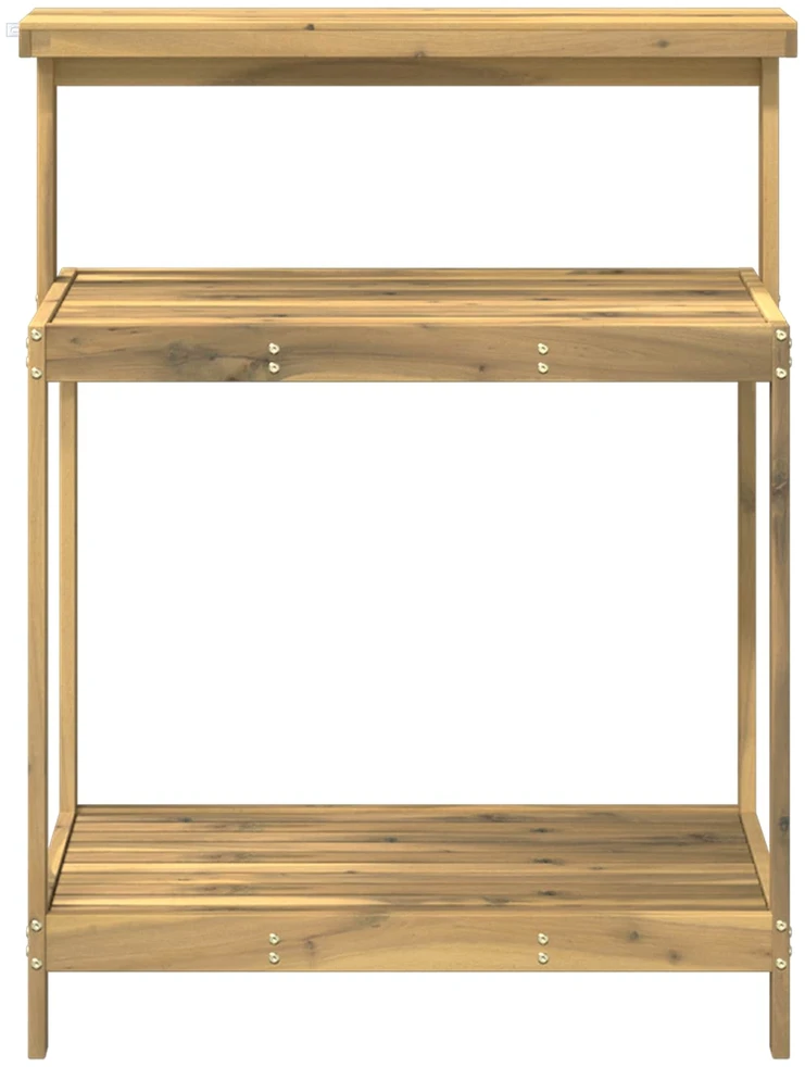 Lauko vazonų stalas 86,5 x 48,5 x 106 cm Balta