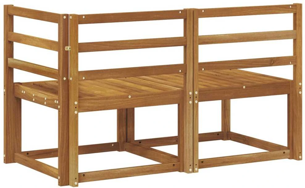 Lauko vidurinė ir kampinė sofa 2 Vienetas Natūrali