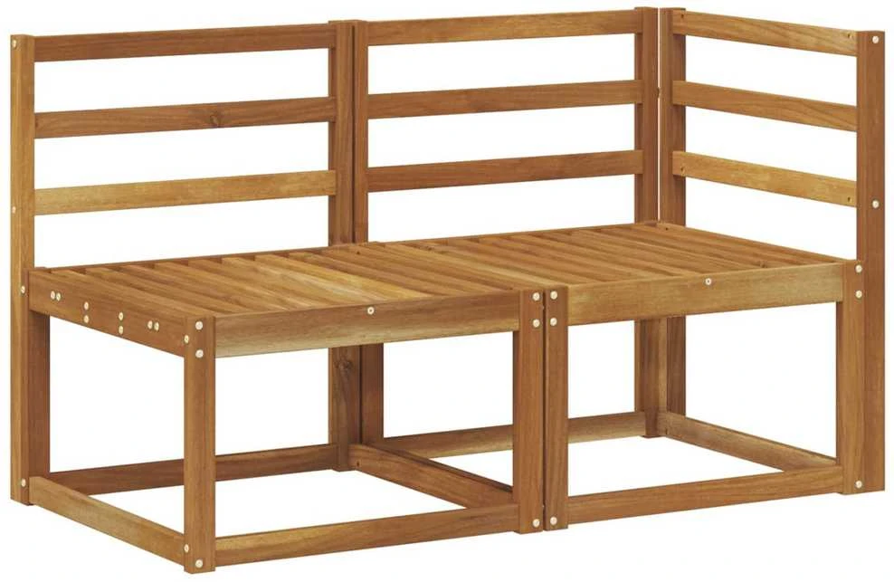 Lauko vidurinė ir kampinė sofa 2 Vienetas Natūrali