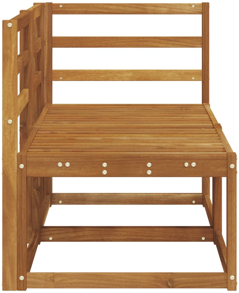 Lauko vidurinė ir kampinė sofa 2 Vienetas Natūrali