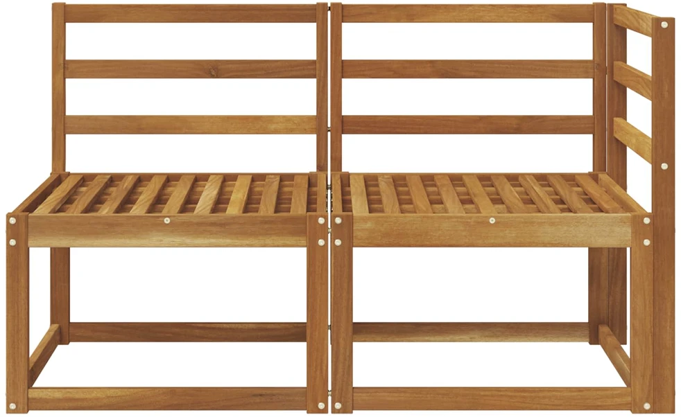Lauko vidurinė ir kampinė sofa 2 Vienetas Natūrali