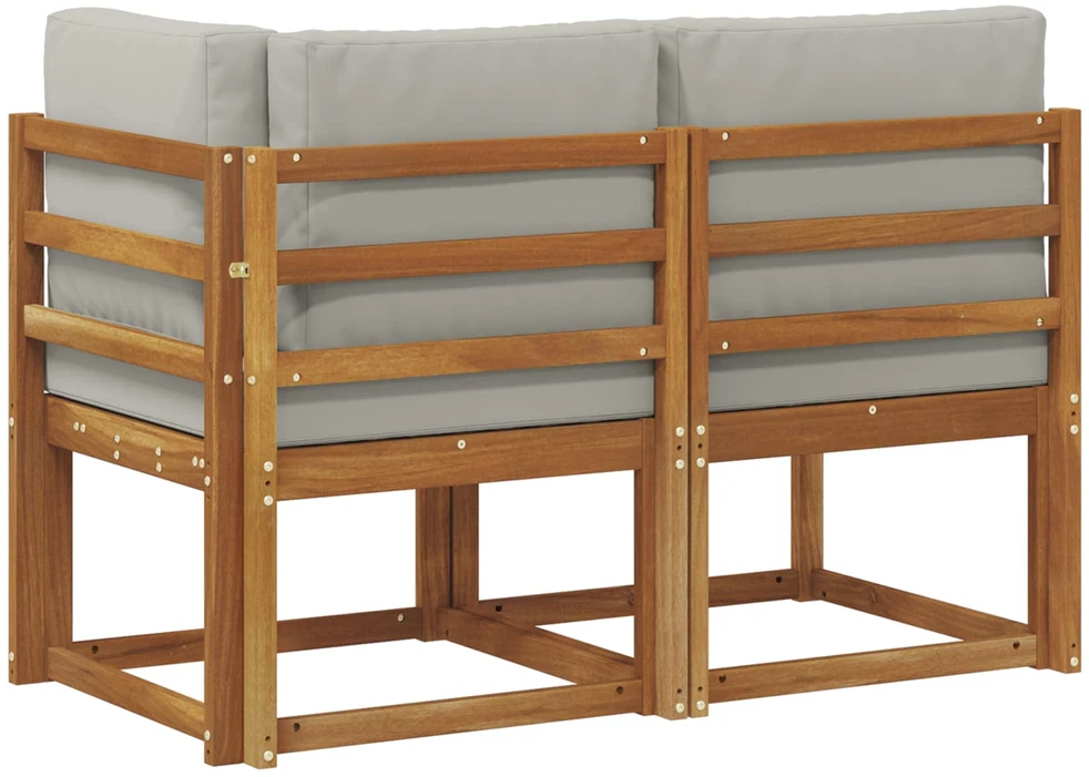 Lauko vidurinė ir kampinė sofa su pagalve 2 Vienetas