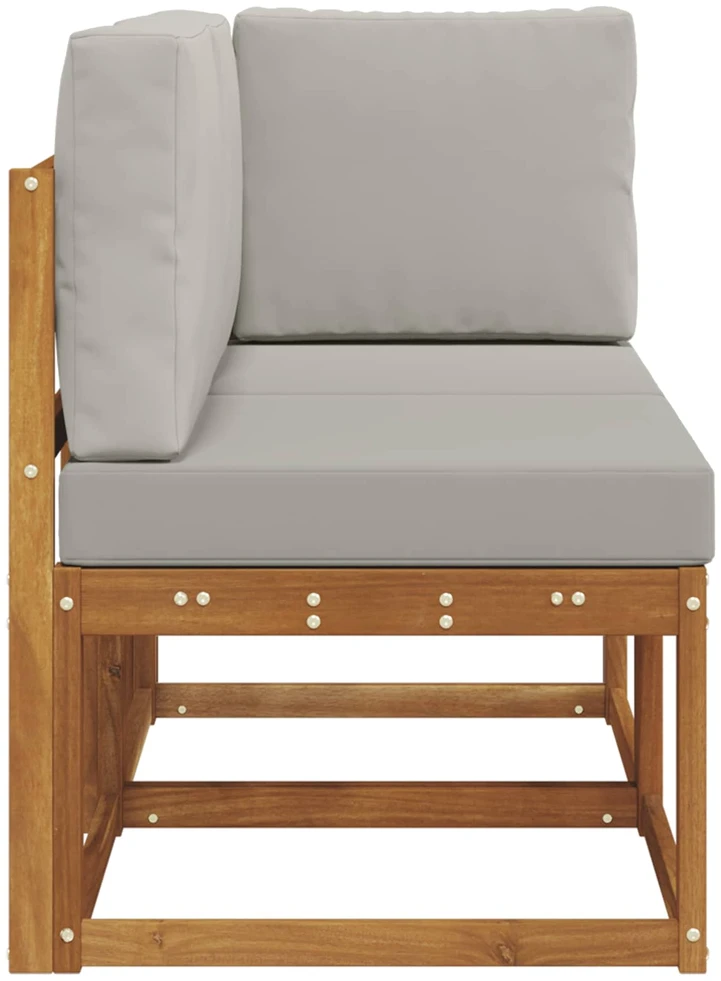 Lauko vidurinė ir kampinė sofa su pagalve 2 Vienetas