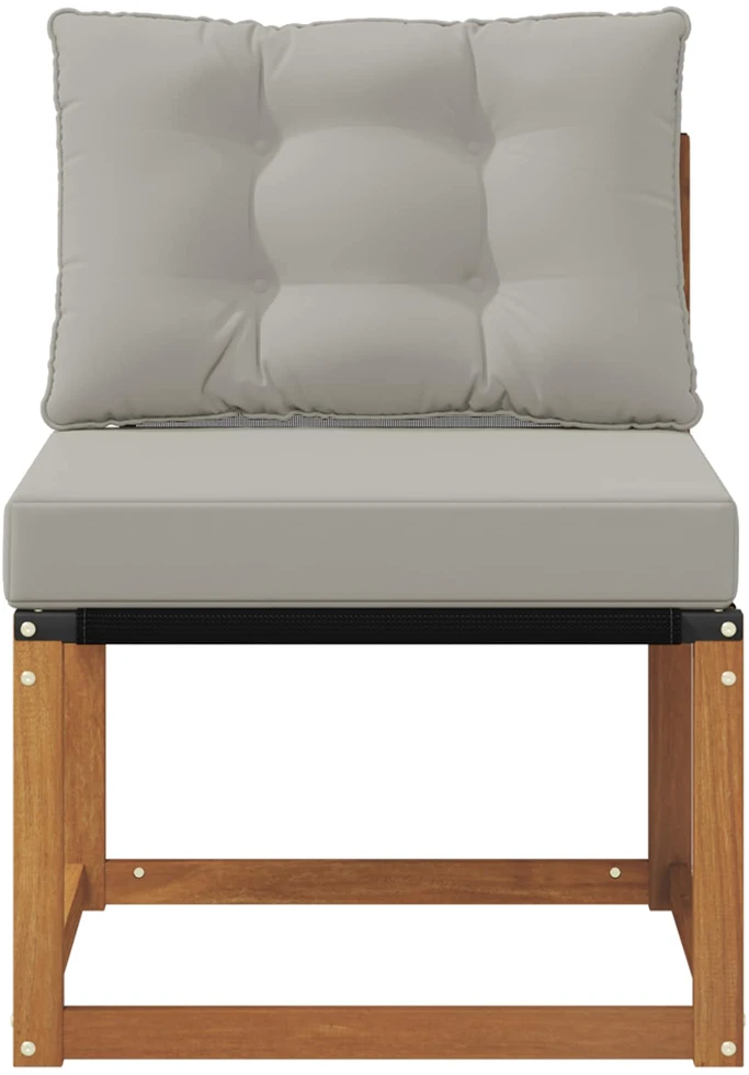 Lauko vidurinė sofa Kietas akacijos medis ir tekstilenas