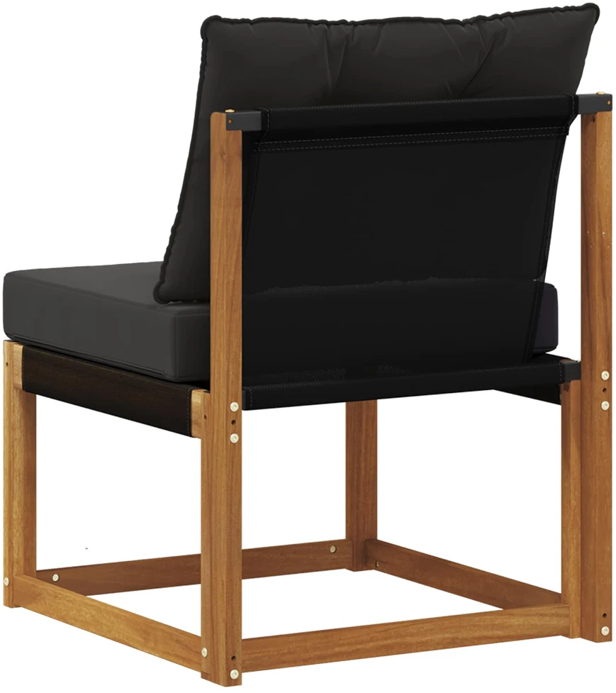 Lauko vidurinė sofa Kietas akacijos medis ir tekstilenas