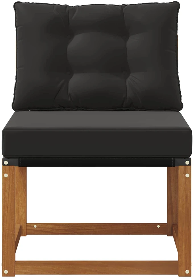 Lauko vidurinė sofa Kietas akacijos medis ir tekstilenas