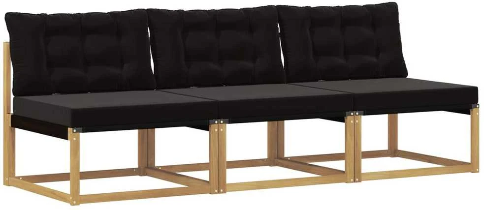 Lauko Vidurinis Sofa Kietos akacijos mediena Balta