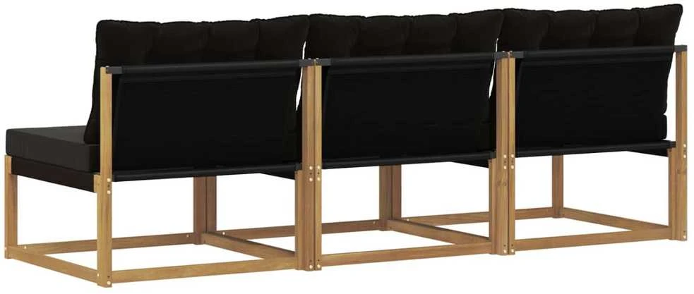 Lauko Vidurinis Sofa Kietos akacijos mediena Balta