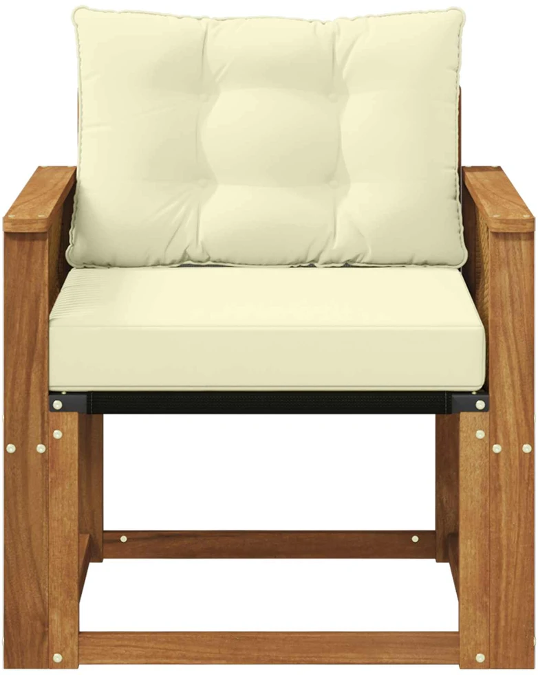 Lauko Vidurinis Sofa Kietasis akacijos medis ir Textilene