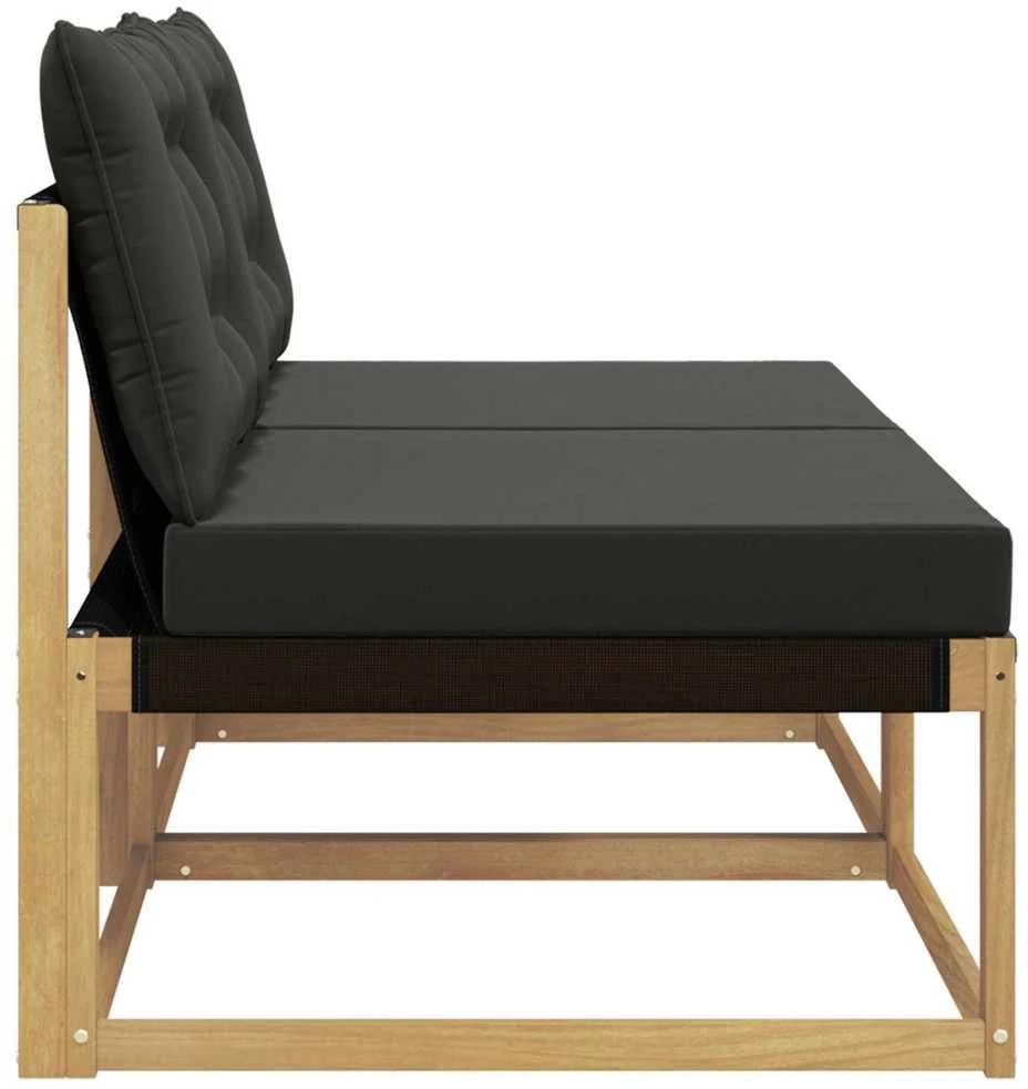 Lauko Vidurinis Sofa Kietos akacijos mediena Balta