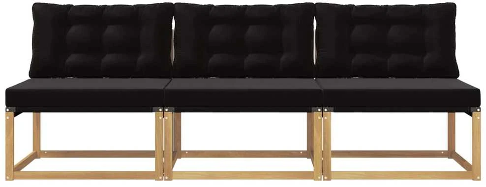 Lauko Vidurinis Sofa Kietos akacijos mediena Balta