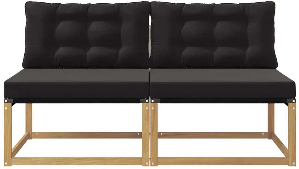 Lauko Vidurinis Sofa Kietos akacijos mediena Balta