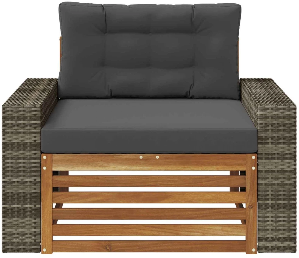 Lauko Vidurinis Sofa Natūrali