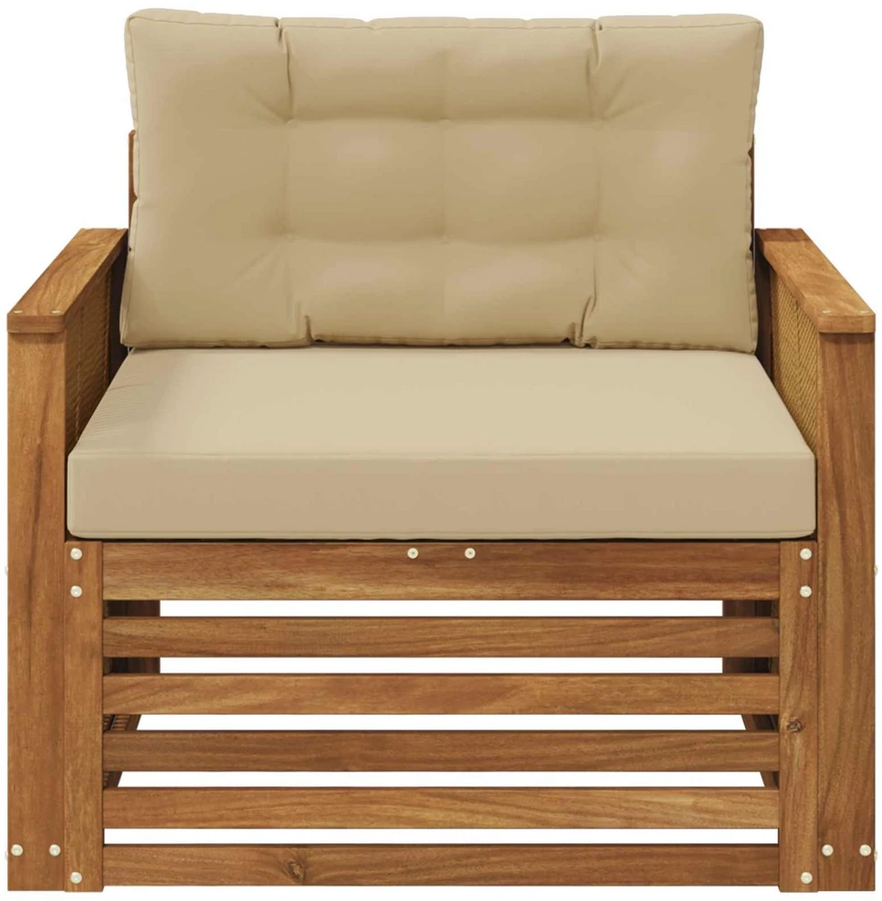 Lauko Vidurinis Sofa Natūrali