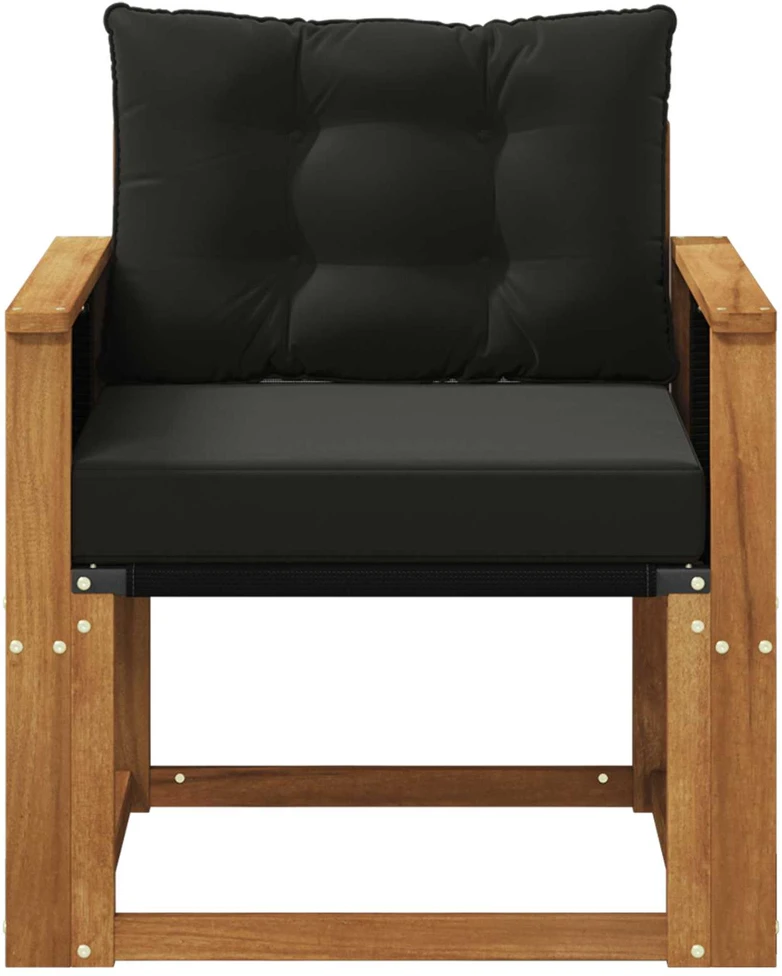 Lauko Vidurinis Sofa Kietos akacijos mediena Natūrali