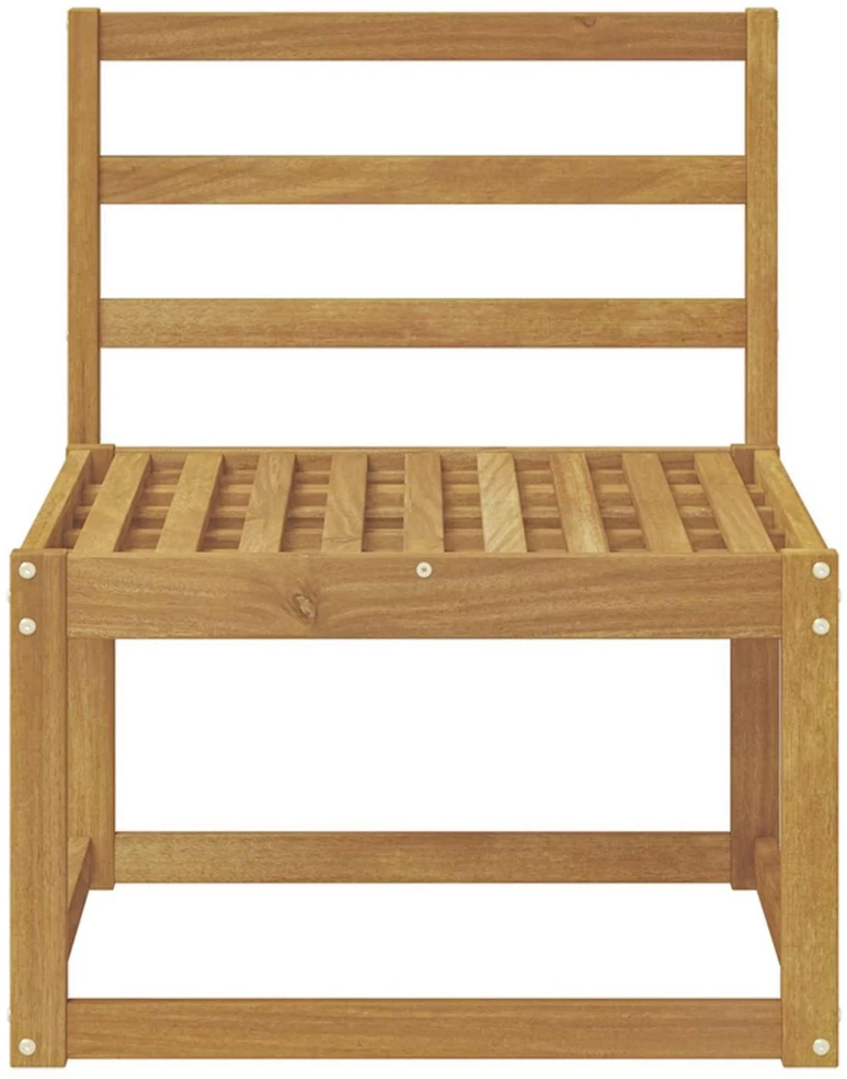 Lauko Vidurinis Sofa Kietos akacijos mediena Balta