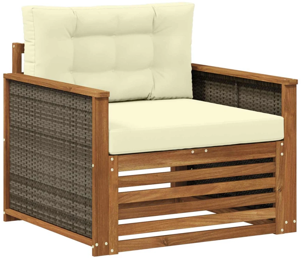 Lauko Vidurinis Sofa Natūrali