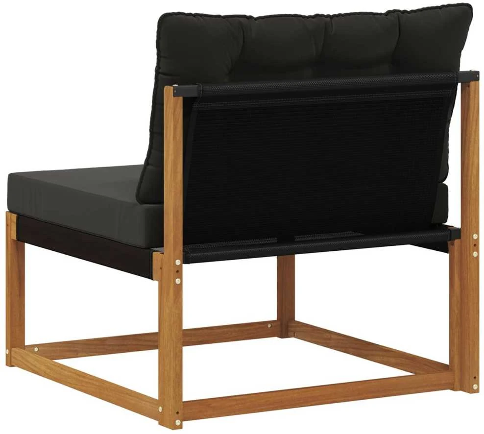 Lauko Vidurinis Sofa Kietos akacijos mediena Natūrali