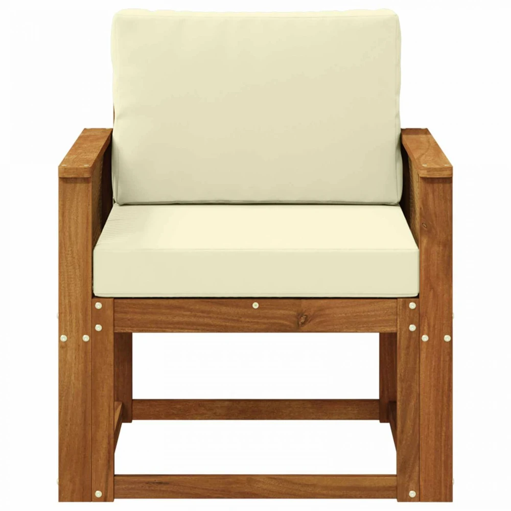 Lauko Vidurinis Sofa Kietos akacijos mediena Natūrali