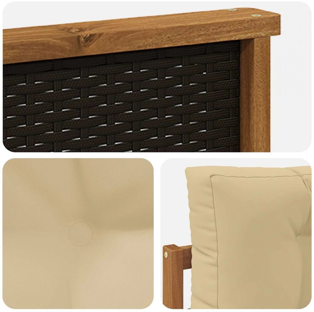 Lauko Vidurinis Sofa Natūrali